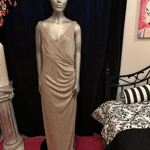 Ralph Lauren Gold Maxi Dress